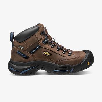 KEEN Férfi Braddock AL Waterproof Mid Cut Munkavédelmi Bakancs Barna